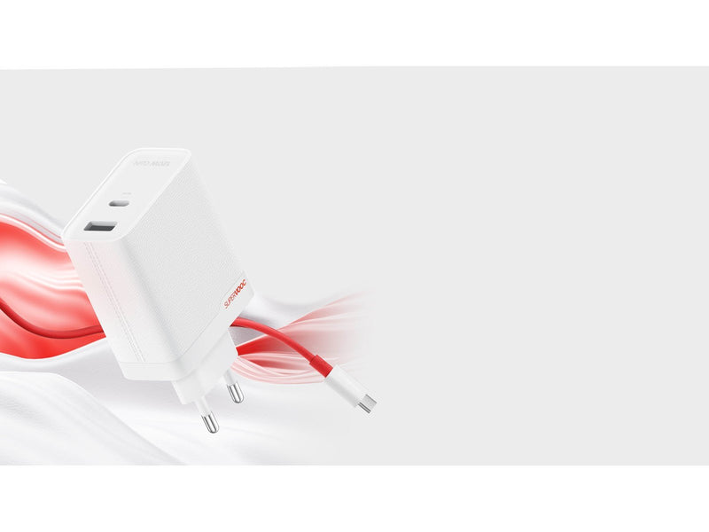 OnePlus 120W SUPERVOOC Dual Ports GaN Adapter (Type-C + Type-A)
