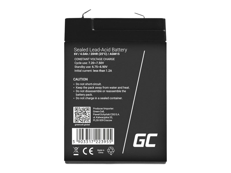 Green Cell - UPS battery - Sealed Lead Acid (SLA) - 4 Ah