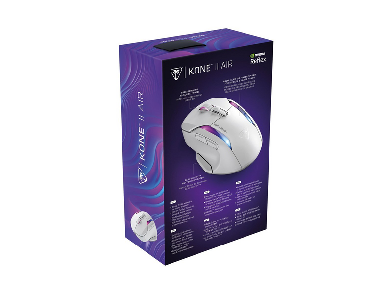 Turtle Beach Kone II Air - Gaming Maus (Weiß)