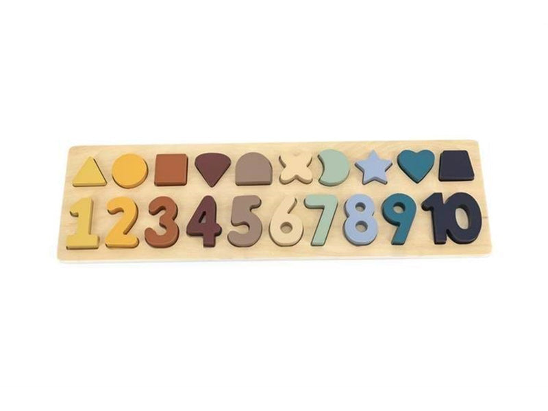 Magni Puzzle with numbers and shapes