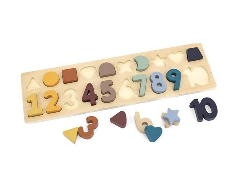 Magni Puzzle with numbers and shapes