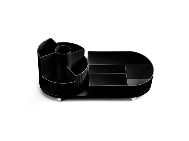 Gillian Jones - Large table organizer with swivel function - Black - Large