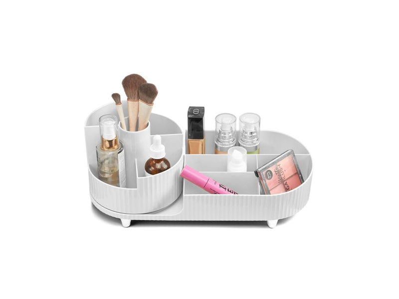Gillian Jones - Large table organizer with swivel function - White - Large