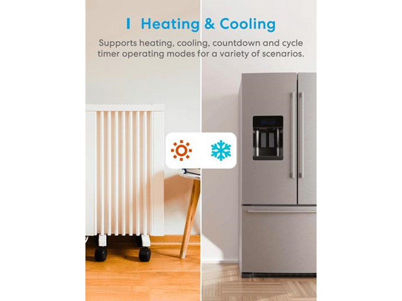 Meross Socket thermostatic temperature controller MTS960HK (HomeKit)