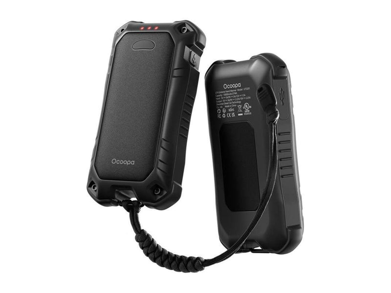 Ocoopa UT4 Extreme 2x5000 mAh hand warmer with powerbank function USB-C black Powerbank (Akku) - schwarz - 5000 mAh