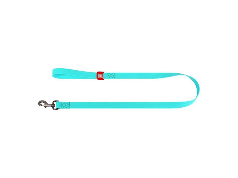 Waudog waterproof dog leash 20mm wide 183 cm long blue