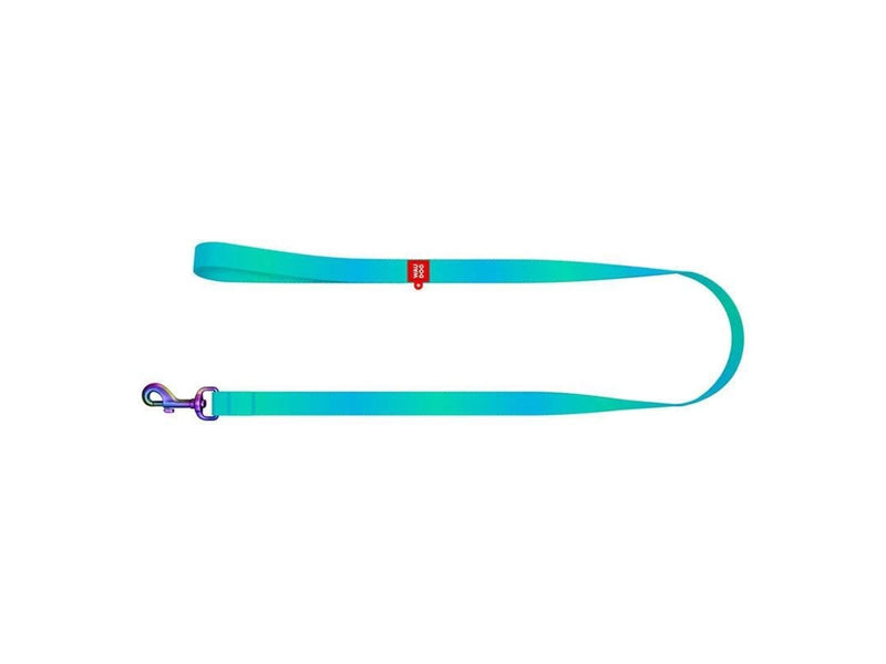 Waudog gradient nylon dog leash length 122 cm blue