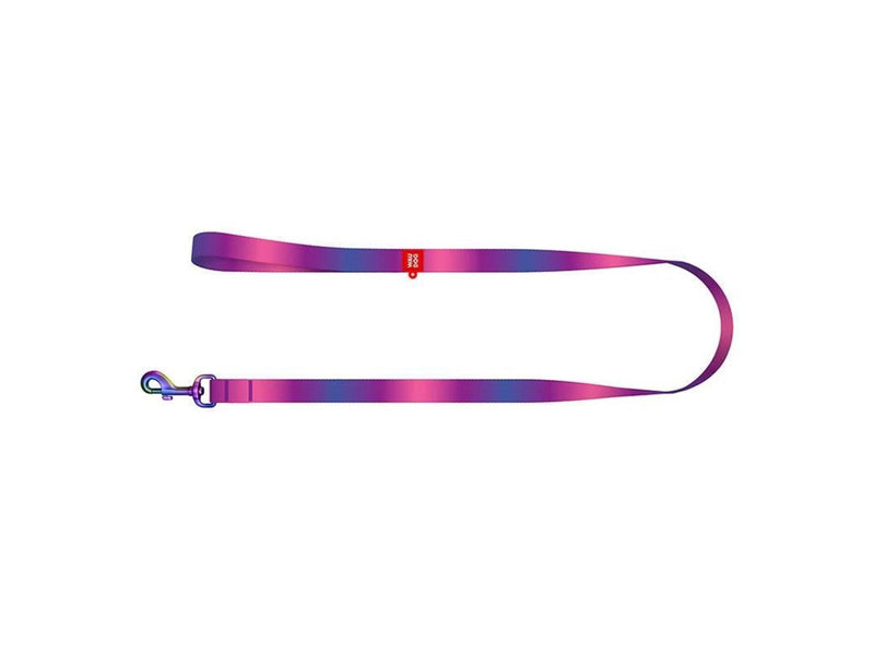 Waudog gradient nylon dog leash length 122cm purple