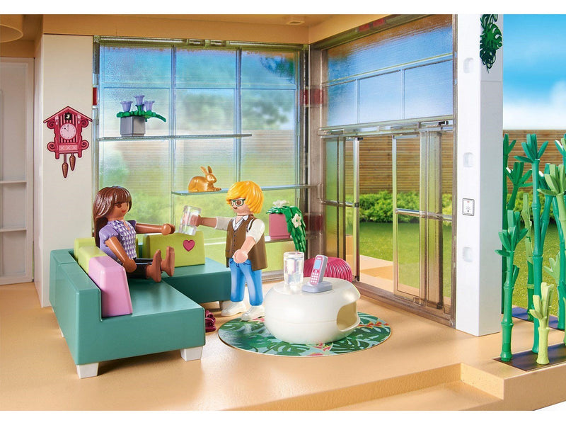 Playmobil Serie - Living House with Winter Garden