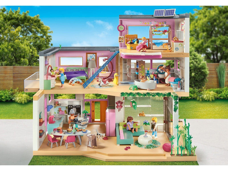 Playmobil Serie - Living House with Winter Garden