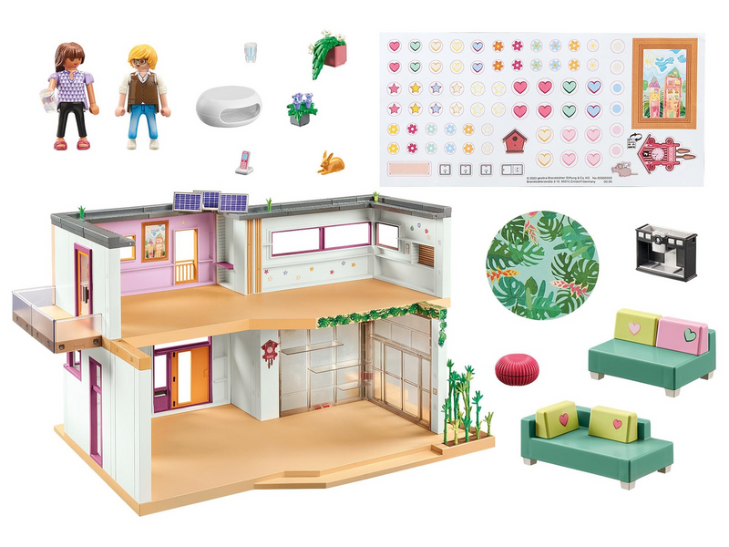 Playmobil Serie - Living House with Winter Garden