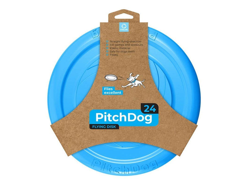 Waudog Frisbee/disc 24 cm blue
