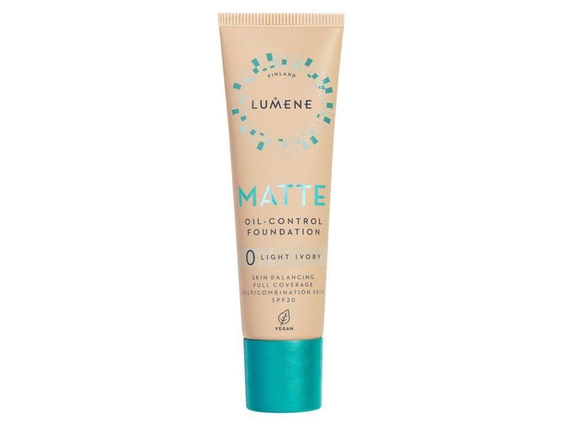 Lumene Cosmetics Oil-Control Matte Foundation 0 light ivory 30 ML