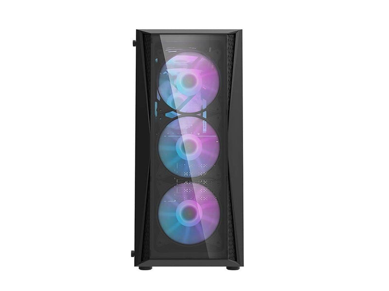 Darkflash DK352 Plus computer case + 4 fans (black) - Gehäuse - Miditower - Schwarz