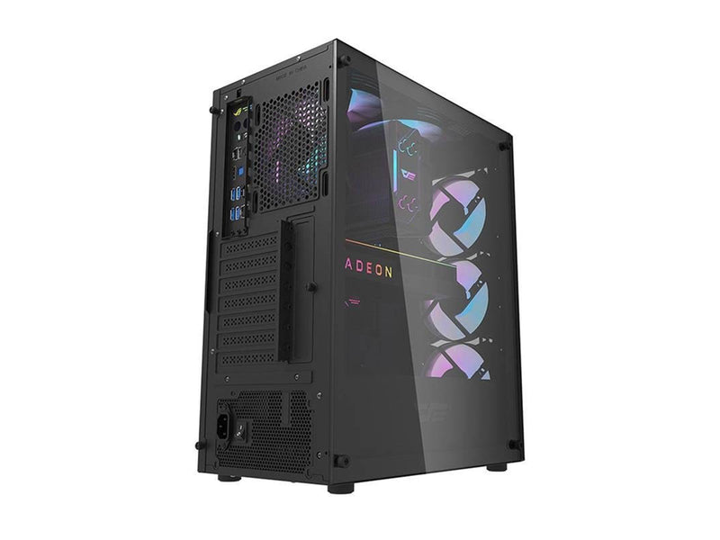 Darkflash DK352 Plus computer case + 4 fans (black) - Gehäuse - Miditower - Schwarz