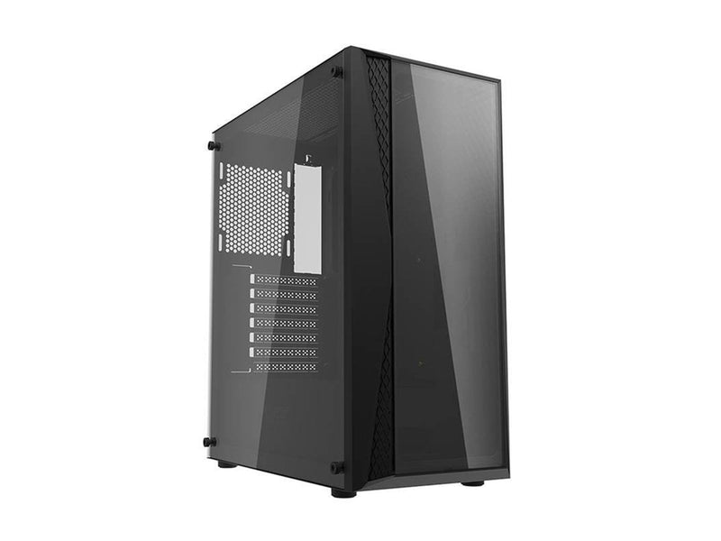 Darkflash DK352 Plus computer case + 4 fans (black) - Gehäuse - Miditower - Schwarz