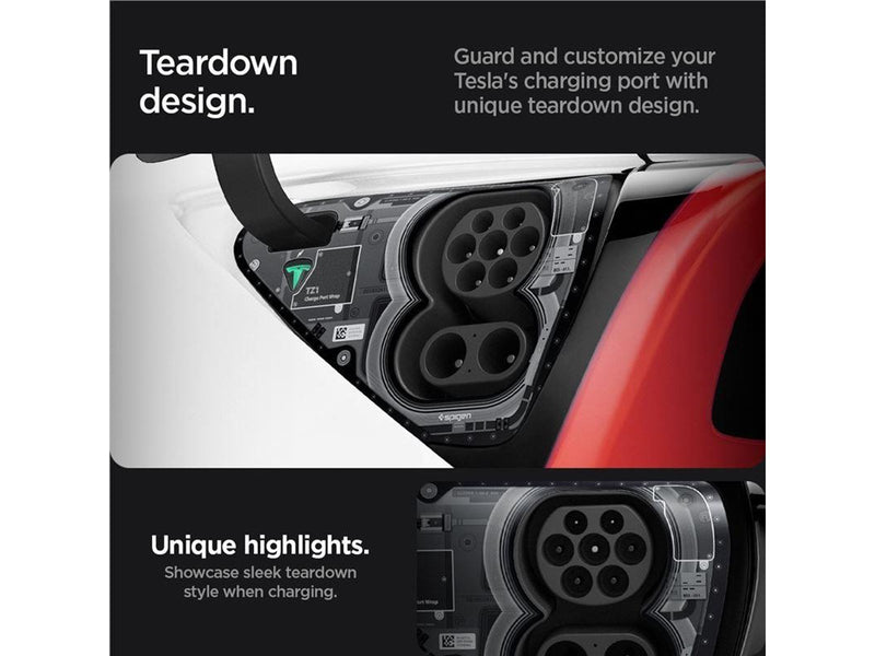 Spigen Tesla Charge Port Wrap Zero One – Model Y/3