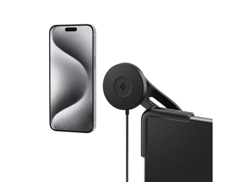 Spigen Tesla TapLock MagSafe Car Mount Charger Wireless for Screen - Black