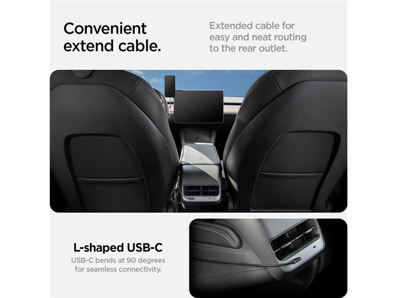 Spigen Tesla TapLock MagSafe Car Mount Charger Wireless for Screen - Black