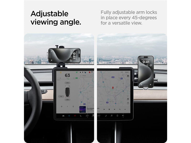 Spigen Tesla TapLock Universal Car Mount Holder for Screen - Black