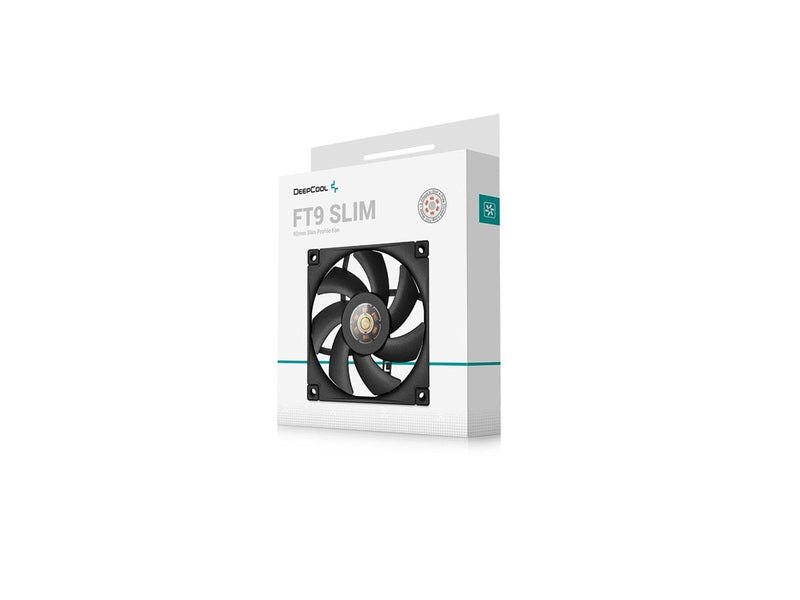 DeepCool FT9 SLIM - Gehäuselüfter - 92mm - Schwarz - 23 dBA