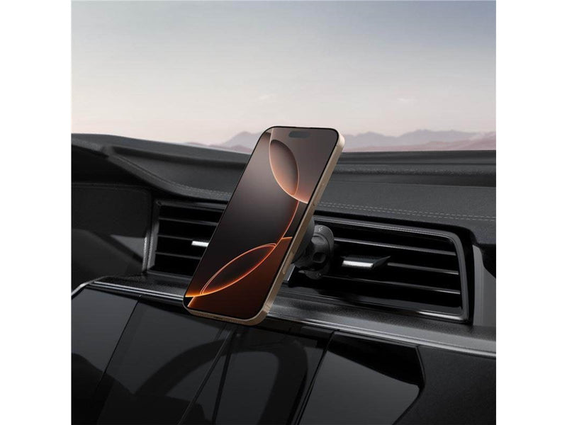 Spigen OneTap Pro 4 MagSafe Car Mount Charger - Wireless / Air Vent - Black