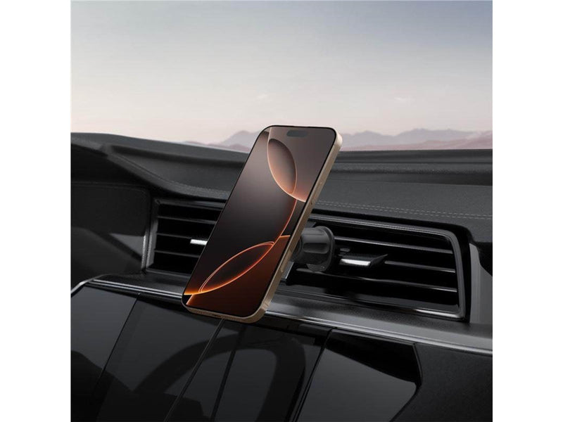 Spigen OneTap Pro 4 MagSafe Car Mount Charger - Wireless / AirVent Hook - Black