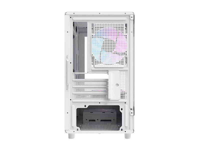 Darkflash DB330M computer case + 3 aRGB fans (white) - Gehäuse - Minitower - Weiß