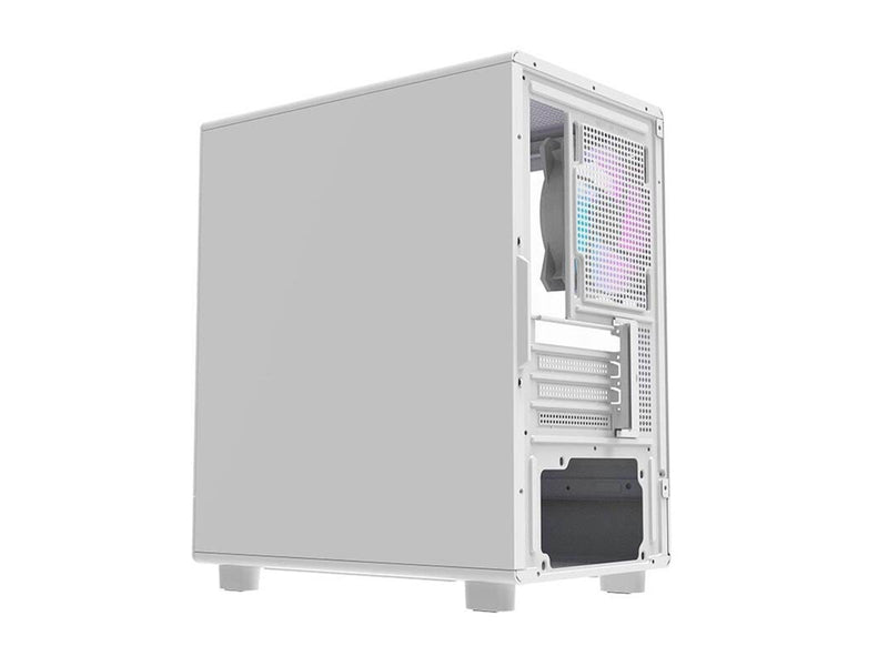 Darkflash DB330M computer case + 3 aRGB fans (white) - Gehäuse - Minitower - Weiß