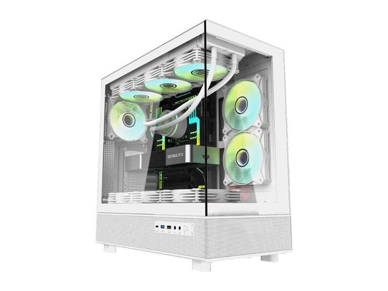 Darkflash DPX90 computer case (white) - Gehäuse - Miditower - Weiß