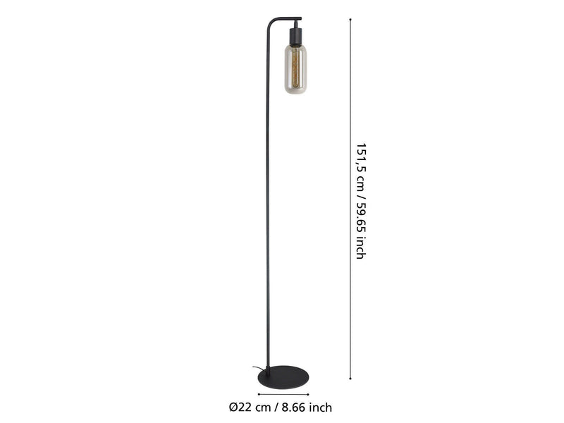 EGLO MAIONE floor lamp Black
