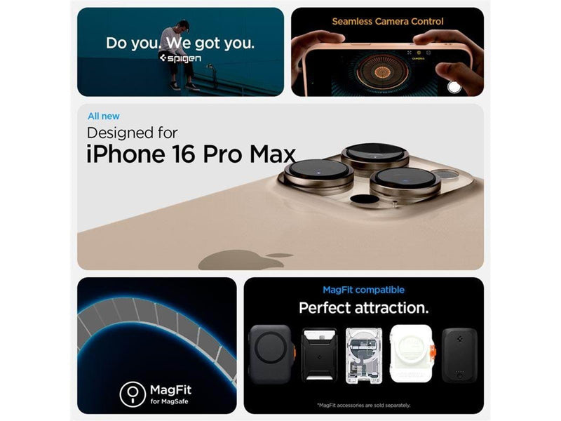 Spigen Ultra Hybrid T MagSafe for iPhone 16 Pro Max - Frost Rose Titanium
