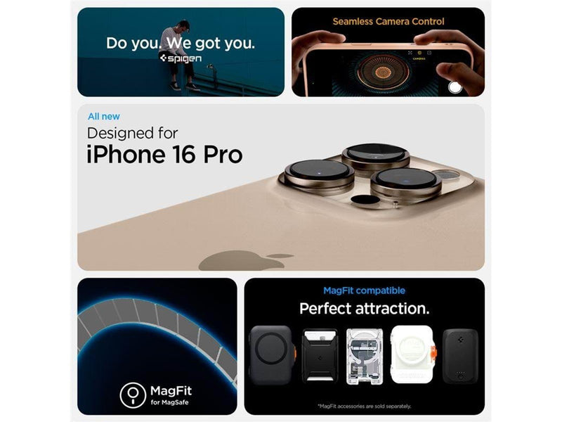 Spigen Ultra Hybrid T MagSafe for iPhone 16 Pro - Frost Rose Titanium