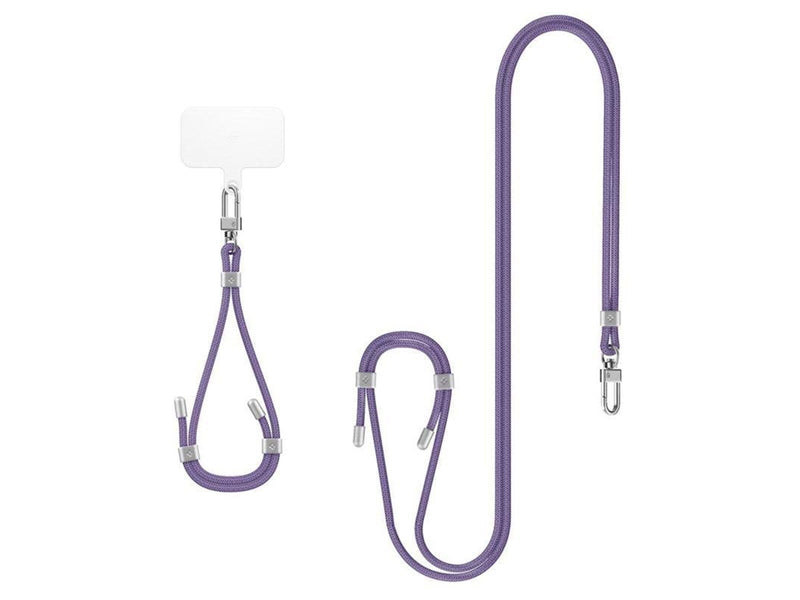 Spigen Universal Set 2 (Cross Body Strap 1P + Wrist Strap 1P + ConTag2 1P) - Deep Purple