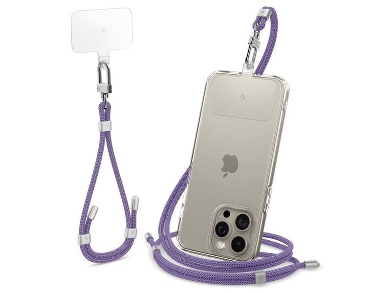 Spigen Universal Set 2 (Cross Body Strap 1P + Wrist Strap 1P + ConTag2 1P) - Deep Purple