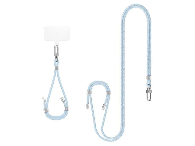 Spigen Universal Set 2 (Cross Body Strap 1P + Wrist Strap 1P + ConTag2 1P) - Mute Blue