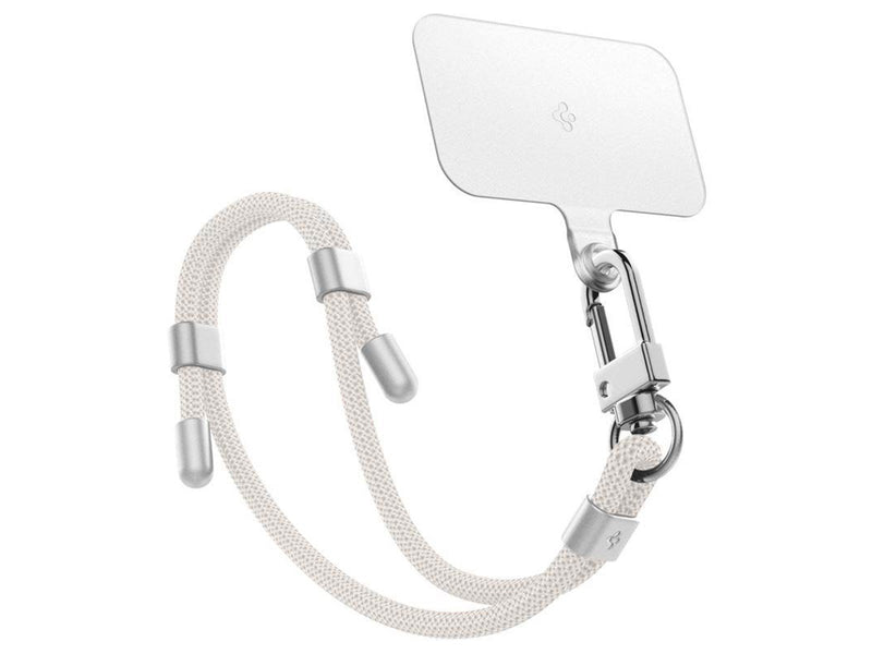 Spigen Universal Set 2 (Cross Body Strap 1P + Wrist Strap 1P + ConTag2 1P) - Pearl White
