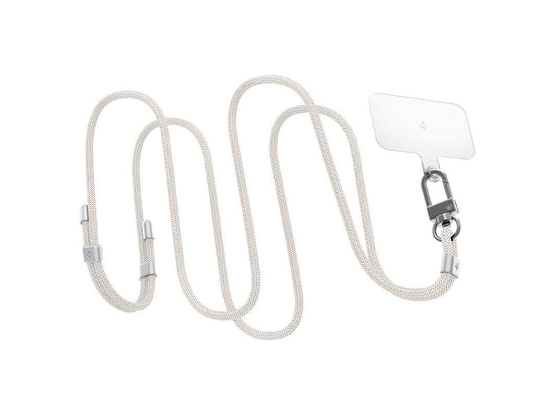 Spigen Universal Set 2 (Cross Body Strap 1P + Wrist Strap 1P + ConTag2 1P) - Pearl White