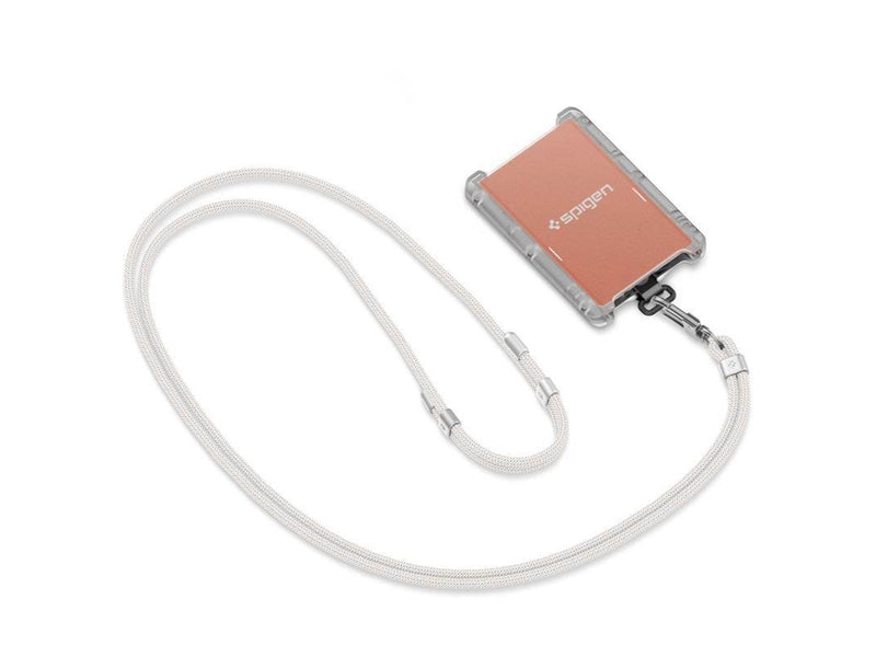 Spigen Universal Set 2 (Cross Body Strap 1P + Wrist Strap 1P + ConTag2 1P) - Pearl White