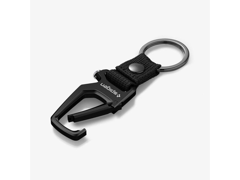 Spigen Carabiner with KeyRing 1 Pack - Black