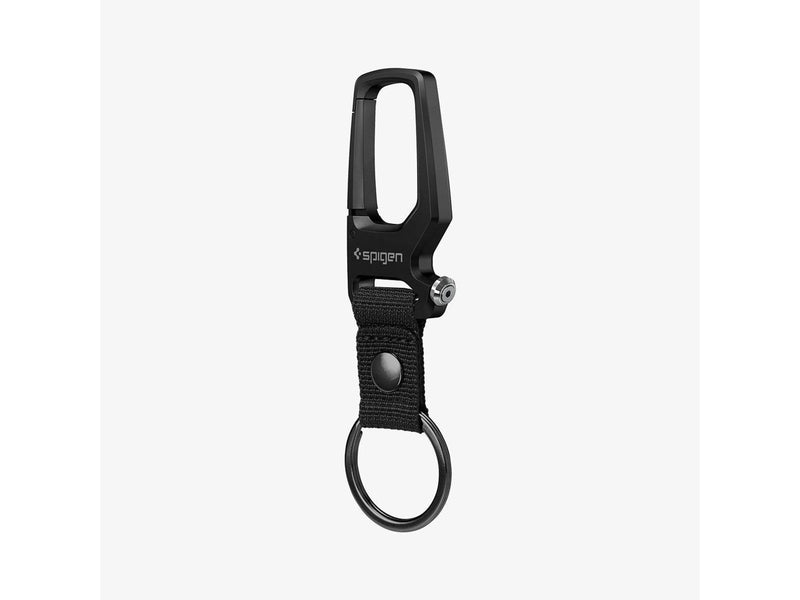 Spigen Carabiner with KeyRing 1 Pack - Black
