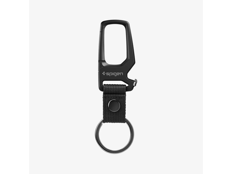 Spigen Carabiner with KeyRing 1 Pack - Black