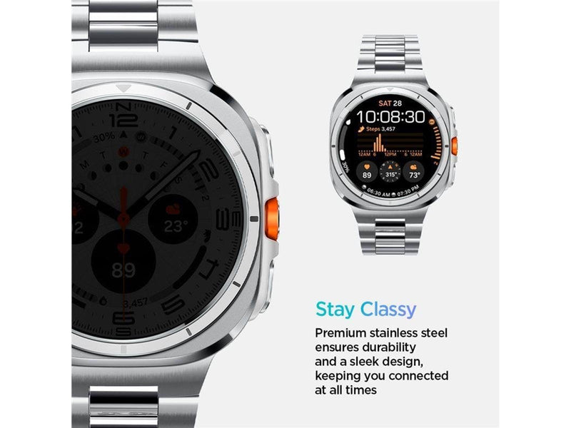 Spigen Modern Fit 316L Strap for Samsung Galaxy Watch Ultra - Silver