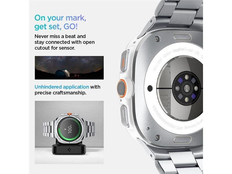 Spigen Modern Fit 316L Strap for Samsung Galaxy Watch Ultra - Silver