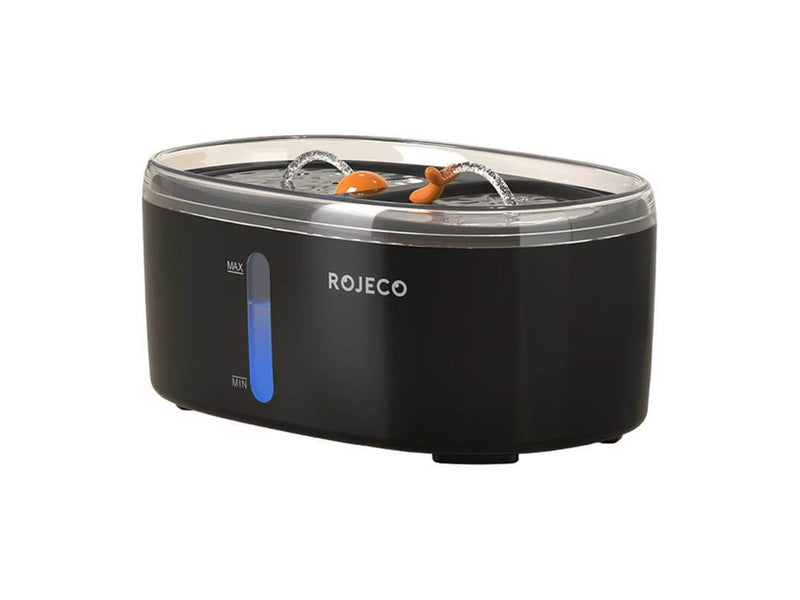 Rojeco Water Fountain for pets 2.5L (black)