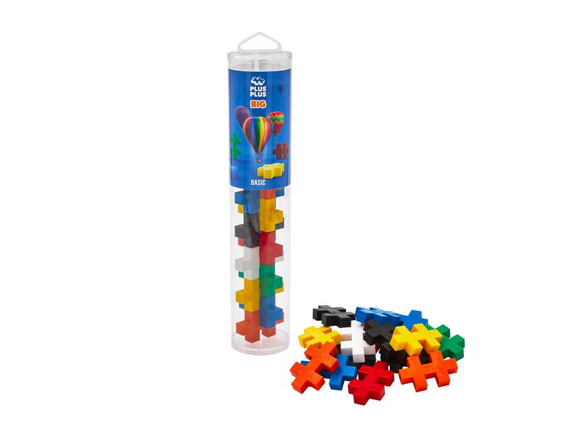 Plus-Plus BIG Basic Colourmix / 15pcs Tube