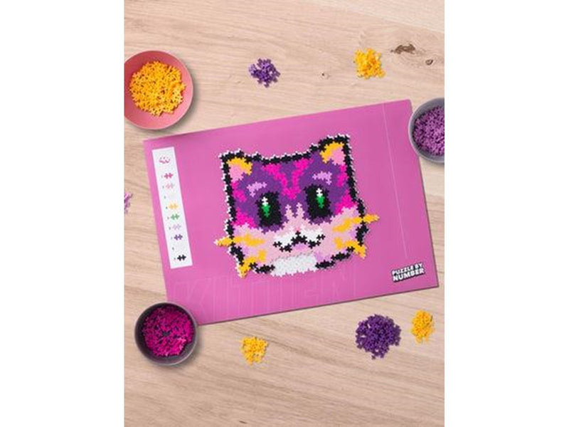 Plus-Plus Puzzle By Number Kitten 500pcs