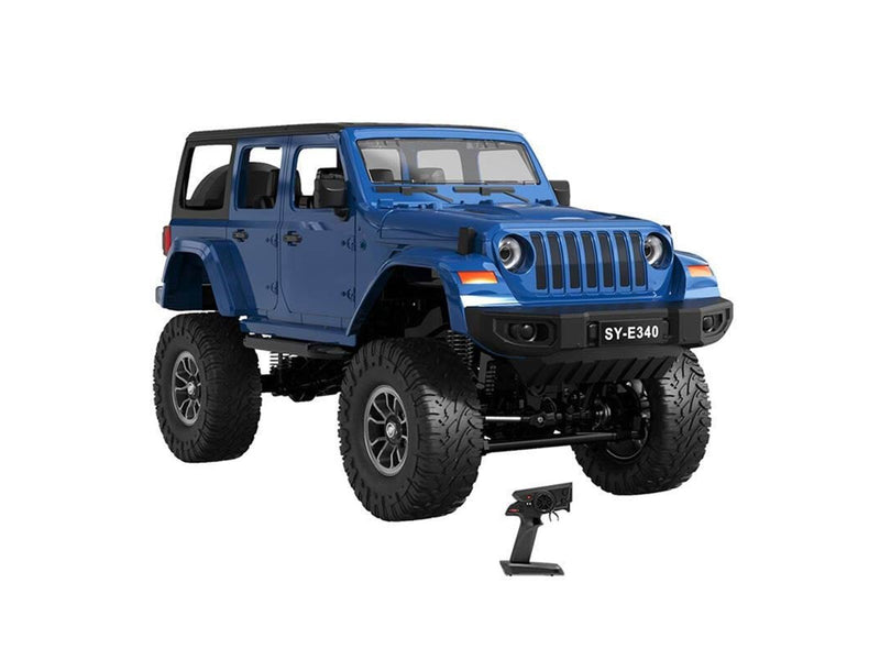 Double Eagle RC remote control car 1:14 (blue) Jeep Crawler Pro E340-003