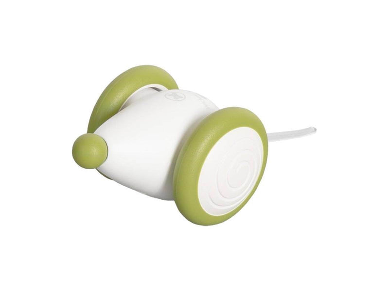 Cheerble Wicked Mouse Plus Interactive Cat Toy (green and white)