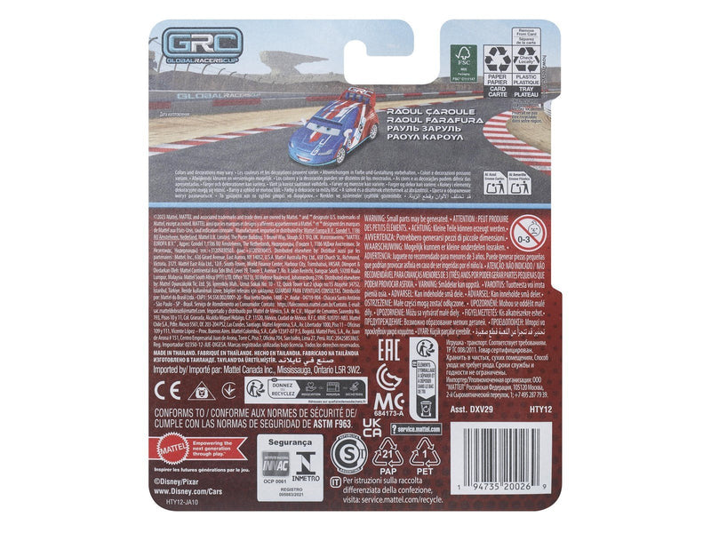 Disney Pixar Cars World Grand Prix Raoul CaRoule